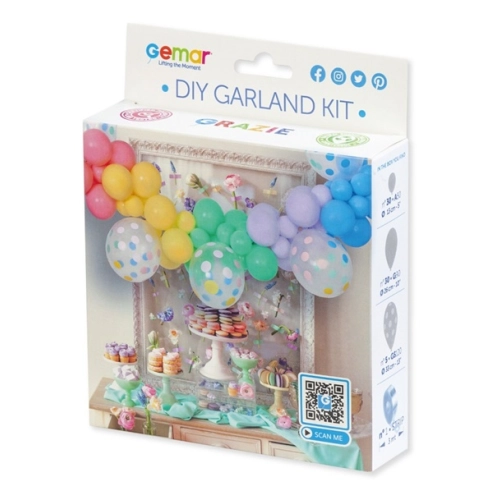 Balony girlanda dekoracja ślub wesele roczek 65x